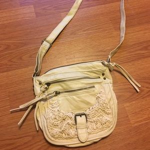 Cute white crossbody purse